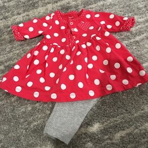 Carter’s Dress and Legging Set